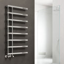 Reina Matera Vertical Designer Heated Towel Rail - 998mm x 500mm - Chrome