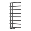 Reina Matera Vertical Designer Heated Towel Rail - 998mm x 500mm - Brushed Gun Metal