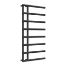 Reina Matera Vertical Designer Heated Towel Rail - 998mm x 500mm - Black