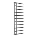 Reina Matera Vertical Designer Heated Towel Rail - 1412mm x 500mm - Chrome