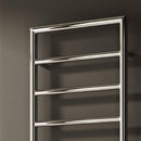 Reina Nardo Vertical Designer Heated Towel Rail - 1200mm x 550mm Wide - Chrome