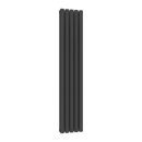 Reina Neva Double Vertical Designer Radiator - 1500mm x 295mm - Anthracite