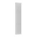 Reina Neva Double Vertical Designer Radiator - 1500mm x 295mm - White