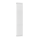 Reina Neva Single Vertical Designer Radiator - 1500mm x 295mm - White
