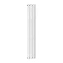 Reina Neva Single Vertical Designer Radiator - 1800mm x 295mm - White