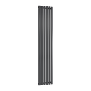 Reina Neva Single Vertical Designer Radiator - 1800mm x 354mm - Anthracite