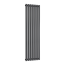 Reina Neva Single Vertical Designer Radiator - 1500mm x 413mm - Anthracite