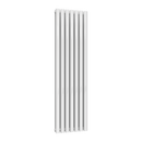 Reina Neva Double Vertical Designer Radiator - 1500mm x 413mm - White