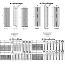 Reina Neva Single Vertical Designer Radiator - 1500mm x 531mm - Anthracite