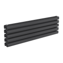Reina Nevah Double Horizontal Designer Radiator - 295mm x 1000mm - Anthracite