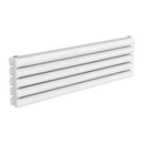 Reina Nevah Double Horizontal Designer Radiator - 295mm x 1000mm - White
