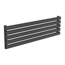 Reina Nevah Single Horizontal Designer Radiator - 295x1000mm - Anthracite RND-NVH210SA