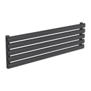 Reina Nevah Single Horizontal Designer Radiator - 295mm x 1000mm - Anthracite