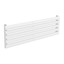 Reina Nevah Single Horizontal Designer Radiator - 295mm x 1000mm - White