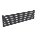 Reina Nevah Single Horizontal Designer Radiator - 295x1200mm - Anthracite RND-NVH212SA