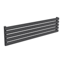Reina Nevah Single Horizontal Designer Radiator - 295mm x 1200mm - Anthracite
