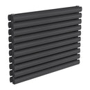 Reina Nevah Double Horizontal Designer Radiator - 590x800mm - Anthracite RND-NVH508DA