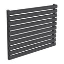 Reina Nevah Single Horizontal Designer Radiator - 590x800mm - Anthracite RND-NVH508SA
