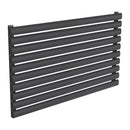 Reina Nevah Single Horizontal Designer Radiator - 590x1000mm - Anthracite RND-NVH510SA