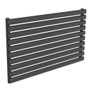 Reina Nevah Single Horizontal Designer Radiator - 590mm x 1000mm - Anthracite