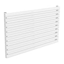 Reina Nevah Single Horizontal Designer Radiator - 590x1000mm - White RND-NVH510SW