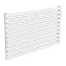 Reina Nevah Single Horizontal Designer Radiator - 590mm x 1000mm - White