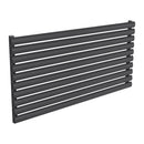 Reina Nevah Single Horizontal Designer Radiator - 590x1200mm - Anthracite RND-NVH512SA