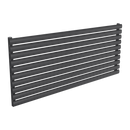 Reina Nevah Single Horizontal Designer Radiator - 590mm x 1400mm - Anthracite