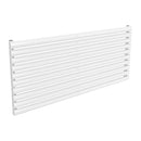 Reina Nevah Single Horizontal Designer Radiator - 590x1400mm - White RND-NVH514SW