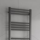 Reina Ottone Heated Towel Rail - 800mm x 500mm - Brushed Gun Metal