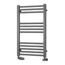 Reina Ottone Heated Towel Rail - 800x600mm - Brushed Gun Metal RND-OTO080060G