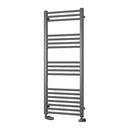 Reina Ottone Heated Towel Rail - 1200x600mm - Brushed Gun Metal RND-OTO120060G