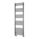Reina Ottone Heated Towel Rail - 1600x600mm - Brushed Gun Metal RND-OTO160060G