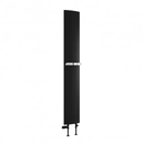 Reina Picoli Flat Panel Vertical Designer Radiator - 1500mm x 280mm - Black