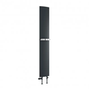 Reina Picoli Flat Panel Vertical Designer Radiator - 1800mm x 280mm - Anthracite