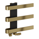 Reina Panaro Designer Heated Towel Rail - 500mm x 500mm - Brushed Brass