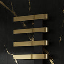 Reina Panaro Designer Heated Towel Rail - 1100mm x 500mm - Brushed Brass