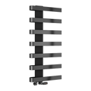 Reina Panaro Designer Heated Towel Rail - 1100mm x 500mm - Brushed Gun Metal