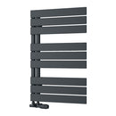 Reina Pettino Flat Panel Heated Towel Rail - 823x550mm - Anthracite RND-PTN082A