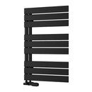 Reina Pettino Flat Panel Heated Towel Rail - 823x550mm - Black RND-PTN082K