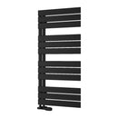 Reina Pettino Flat Panel Heated Towel Rail - 1124x550mm - Black RND-PTN112K