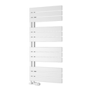 Reina Pettino Flat Panel Heated Towel Rail - 1124mm x 550mm - White