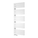 Reina Pettino Flat Panel Heated Towel Rail - 1424x550mm - White RND-PTN142W