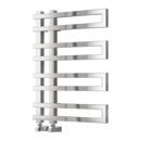 Reina Pietra Designer Heated Towel Rail - 720mm x 530mm - Chrome
