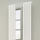 Reina Reflect Vertical Designer Radiator - 1800mm x 445mm - White