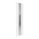 Reina Reflect Vertical Designer Radiator - 1800mm x 445mm - White