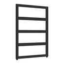 Reina Rezzo Vertical Designer Heated Towel Rail - 740x550mm - Black RND-REZ074055K