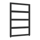 Reina Rezzo Vertical Designer Heated Towel Rail - 740mm x 550mm Wide - Black