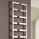 Reina Rezzo Vertical Designer Heated Towel Rail - 1100mm x 450mm Wide - Chrome