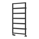Reina Rezzo Vertical Designer Heated Towel Rail - 1100mm x 450mm Wide - Black